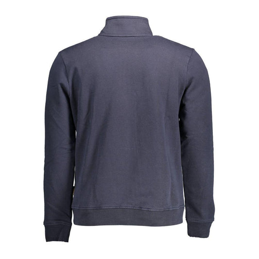 Napapijri Blue Cotton Men Sweater NA-37606-S