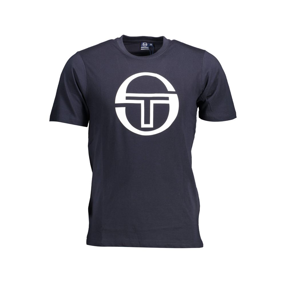 Sergio Tacchini Blue Cotton Men T-Shirt