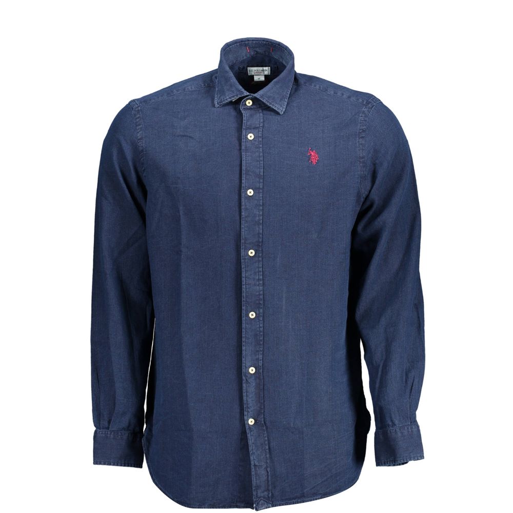 U.S. POLO ASSN. Blue Cotton Shirt