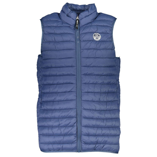North Sails Blue Polyamide Men Jacket NO-23219-L