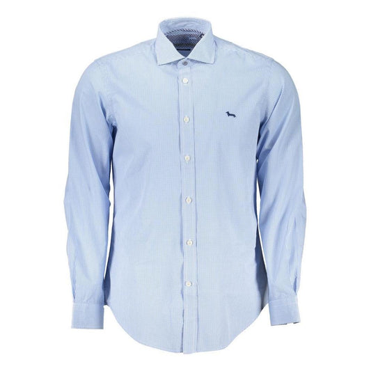 Harmont & Blaine Light Blue Cotton Men Shirt