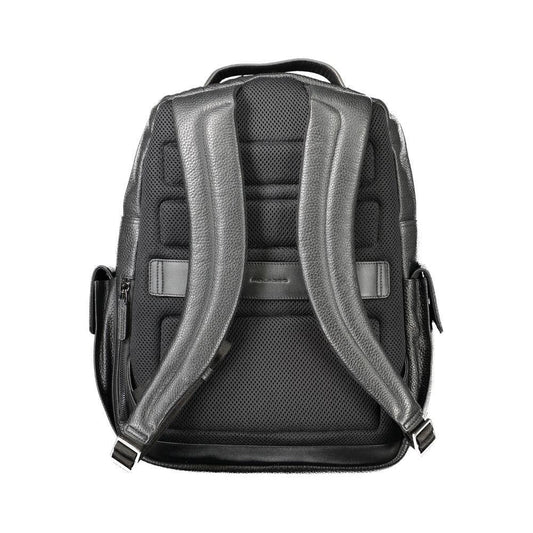 Piquadro Black Leather Men Backpack 1728,67403481248,Backpacks - Men - Bags,Bags,Black,Men,Men - Bags,New with tags,Piquadro PI-32851