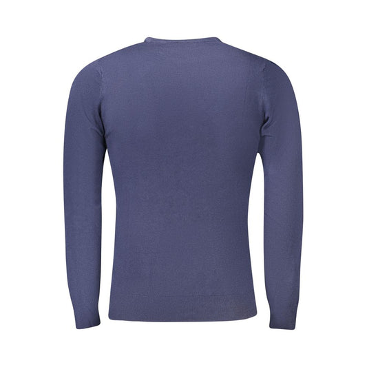 Cavalli Class Blue Viscose Men Sweater CA-33477-M