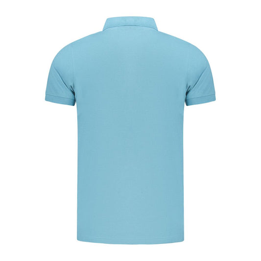Norway 1963 Light Blue Cotton Men Polo Shirt NO-35515-S