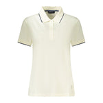 North Sails White Cotton Women Polo Shirt NO-35916-XS