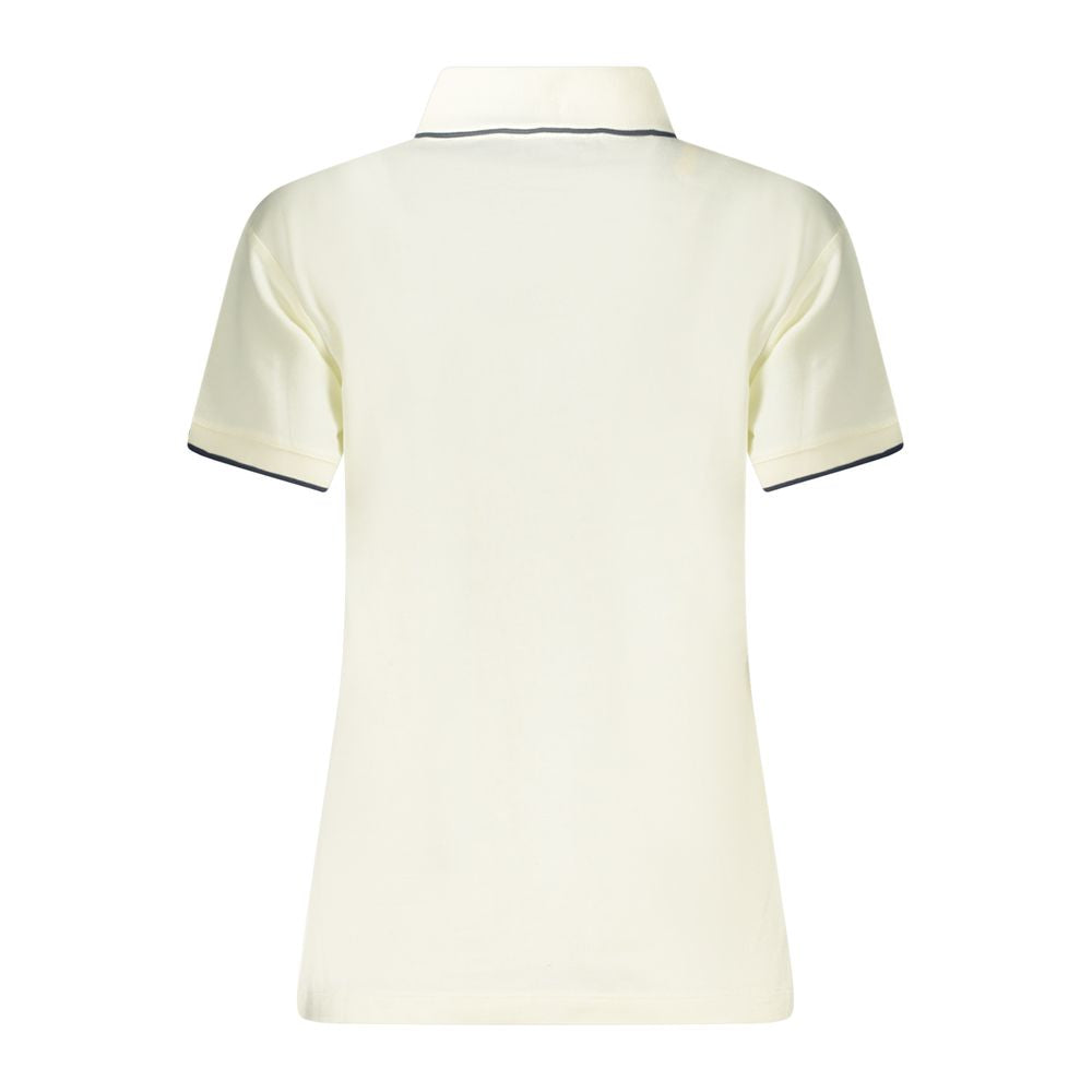 North Sails White Cotton Women Polo Shirt NO-35916-XS