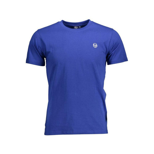 Sergio Tacchini Blue Cotton Men T-Shirt SE-37183-XL