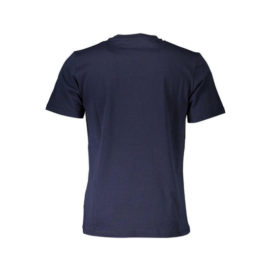 North Sails Blue Cotton Men T-Shirt NO-37335-M