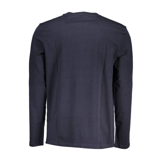Hugo Boss Blue Cotton Men T-Shirt BO-37594-S