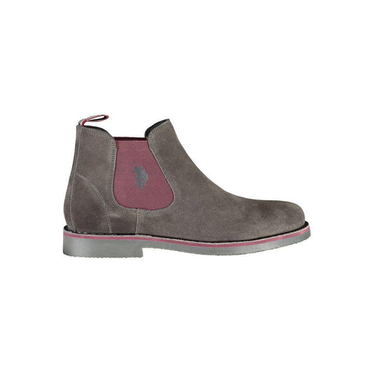 U.S. POLO ASSN. Brown Leather Men Boot