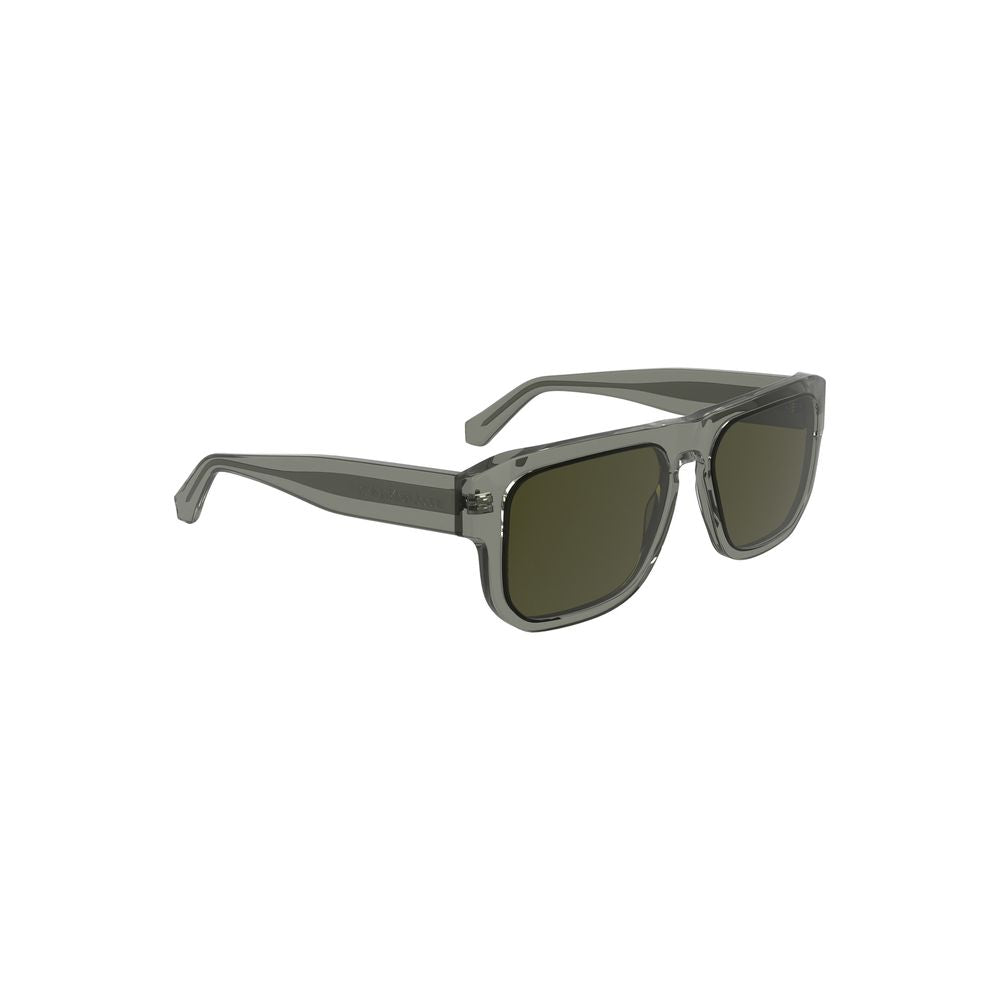 Calvin Klein Gray Acetate Men Sunglass