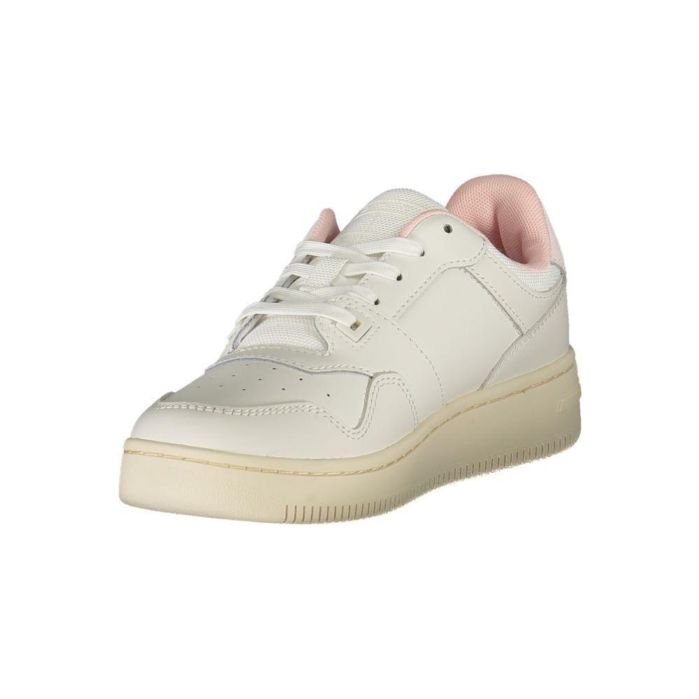 Tommy Hilfiger White Leather Women Sneaker TO-36724-EU36/US6