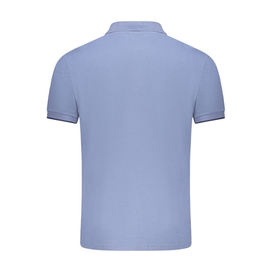North Sails Blue Cotton Men Polo Shirt NO-35322-S