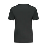 Converse Black Cotton Women T-Shirt CO-38357-XS