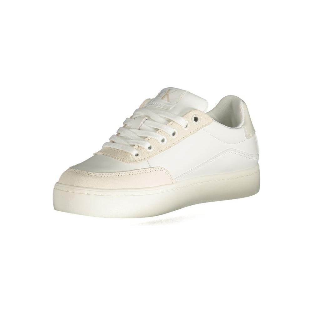 Calvin Klein White Polyester Sneaker CA-31490-EU39/US9