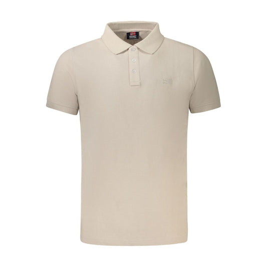 Norway 1963 Beige Cotton Polo Shirt NO-35513-XL