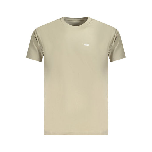 Vans Beige Cotton Men T-Shirt VA-35727-XL