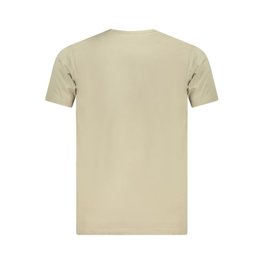 Vans Beige Cotton Men T-Shirt VA-35727-XL