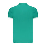 Cavalli Class Green Cotton Men Polo Shirt CA-36634-M