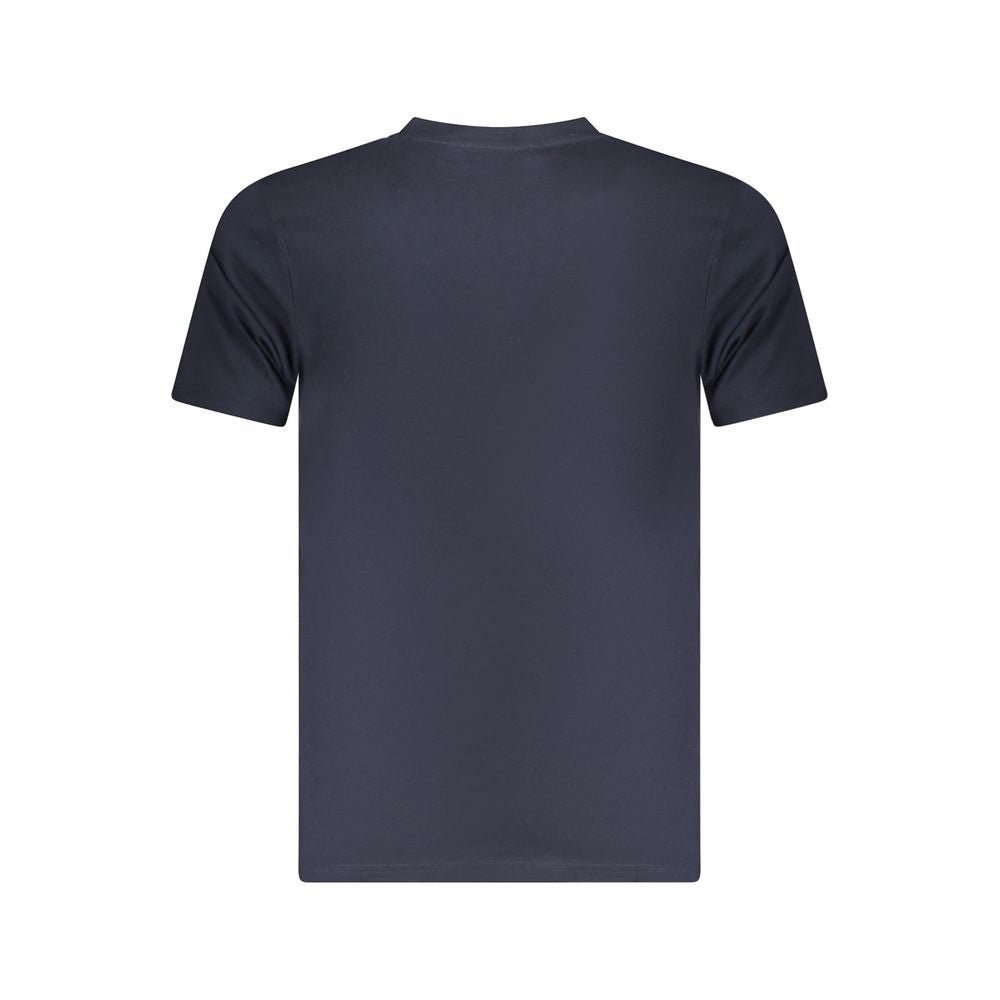 Cavalli Class Blue Cotton Men T-Shirt CA-36704-L