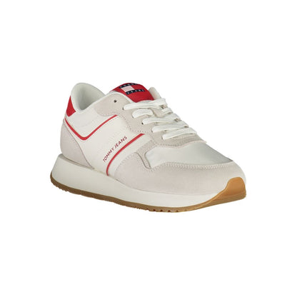 Tommy Hilfiger Red Polyester Sneaker