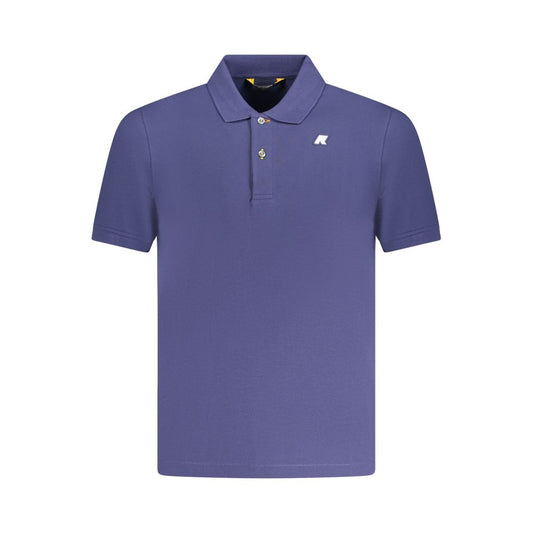 K-WAY Blue Cotton Polo Shirt KW-38386-S