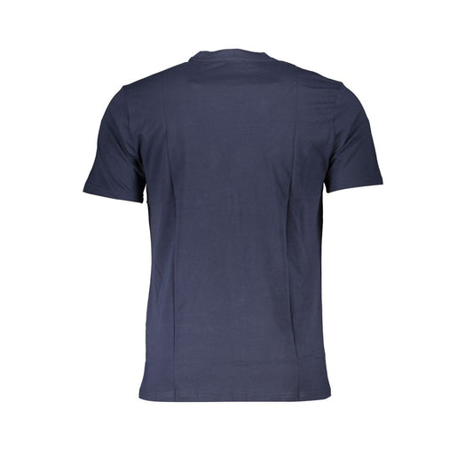 Cavalli Class Blue Cotton T-Shirt CA-26749-L