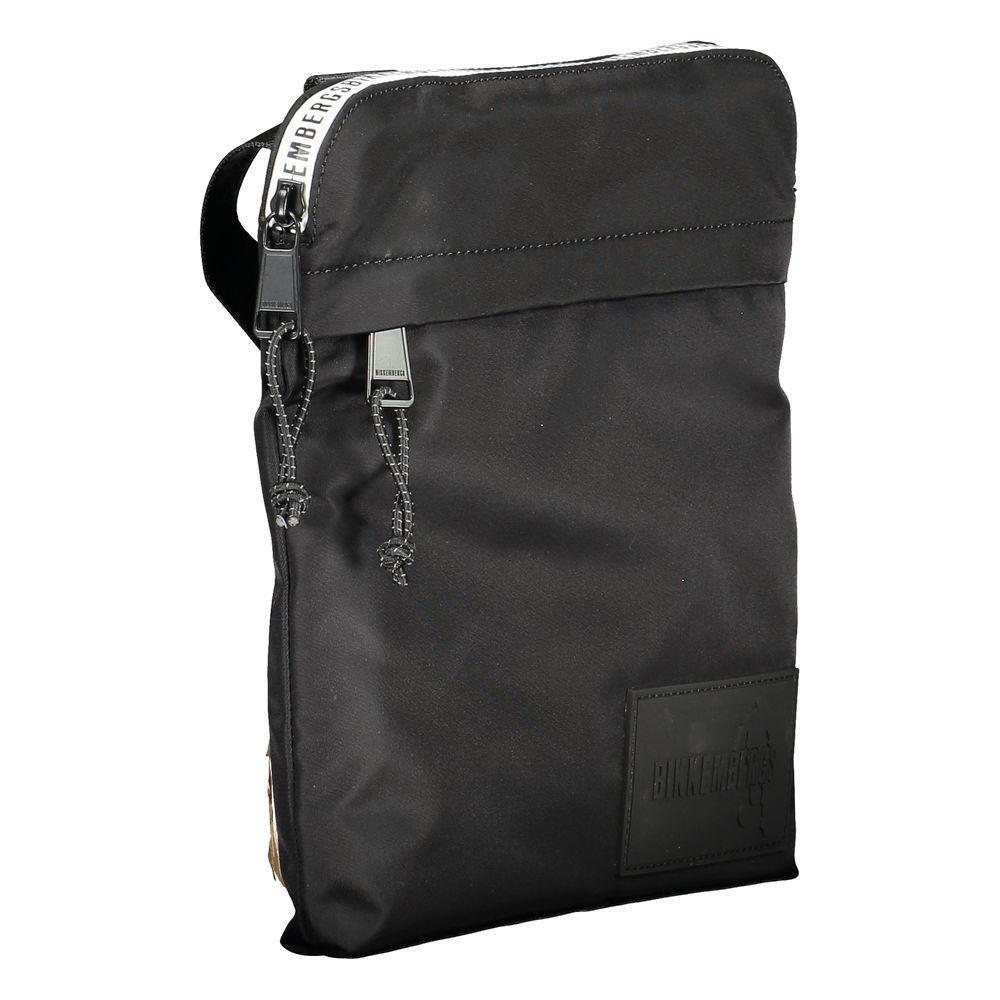 Bikkembergs Black Nylon Shoulder Bag BI-30886