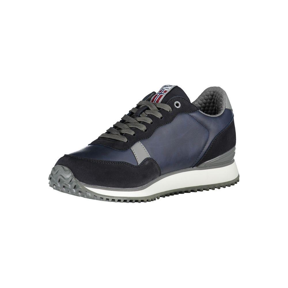 Napapijri Sleek Contrasting Sneakers with Signature Style NA-23108-EU43/US10