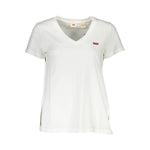 Levi's White Cotton Women T-Shirt LE-36959-XS