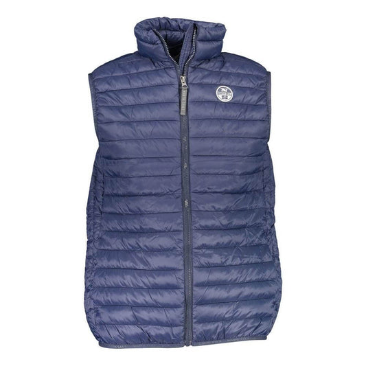 North Sails Blue Polyamide Men Jacket NO-38010-L