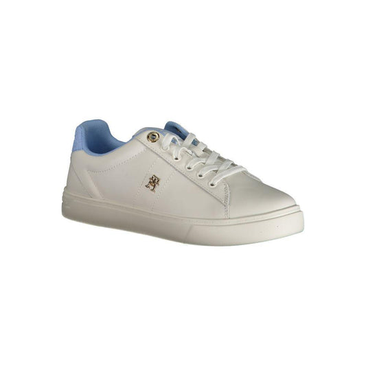 Tommy Hilfiger Light Blue Leather Women Sneaker TO-31266-EU36/US6