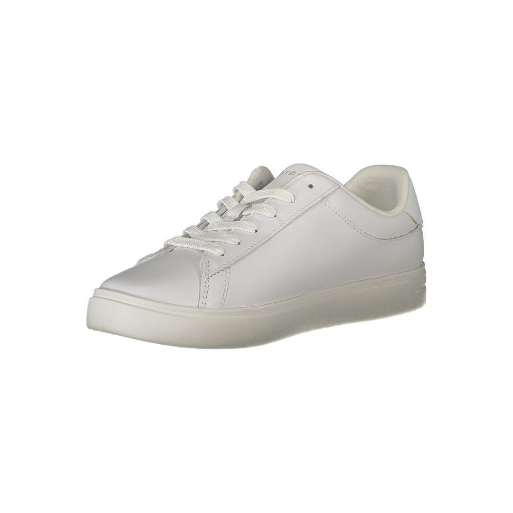 Tommy Hilfiger White Polyethylene Women Sneaker TO-34811-EU36/US6