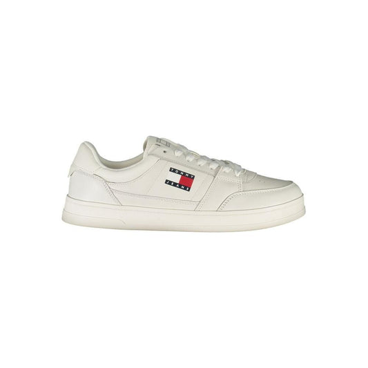 Tommy Hilfiger White Leather Men Sneaker