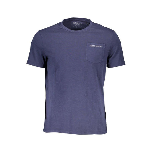 Guess Jeans Blue Cotton Men T-Shirt GU-37721-S