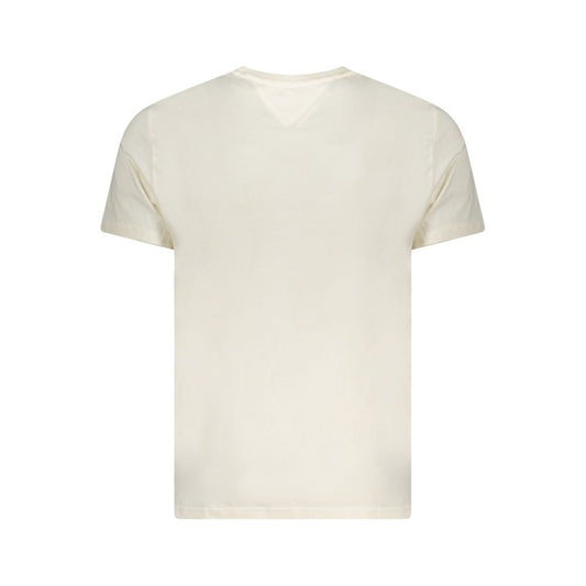 Tommy Hilfiger Beige Cotton Men T-Shirt TO-38476-S