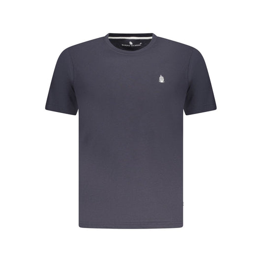 Marina Yachting Blue Cotton Men T-Shirt MA-38550-XXL