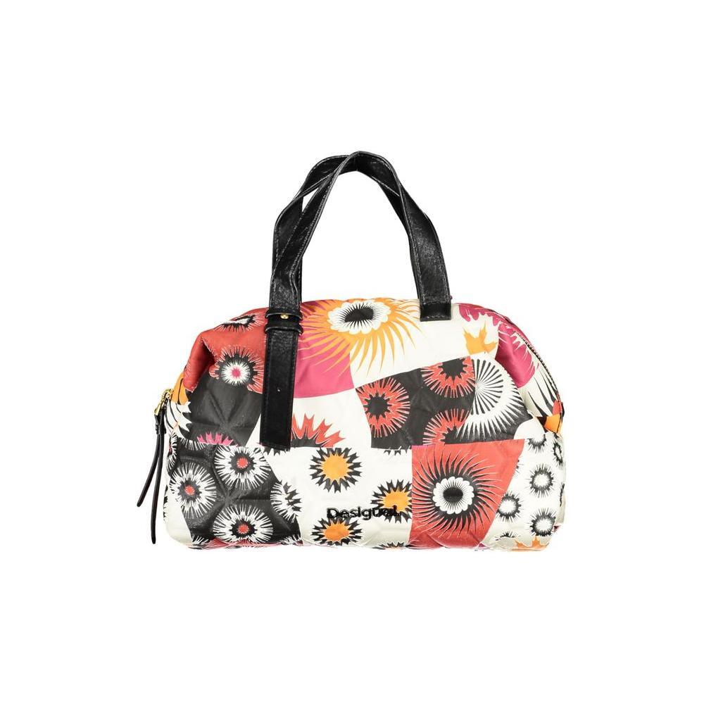 Front view with bag zipped and handles upright.