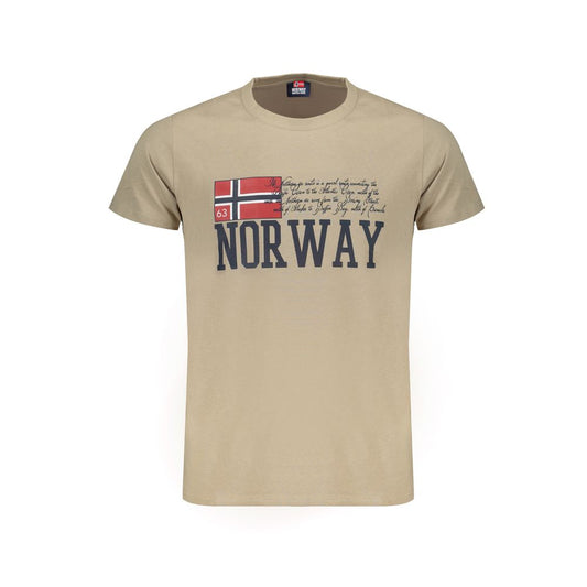 Norway 1963 Beige Cotton T-Shirt NO-29195-XL
