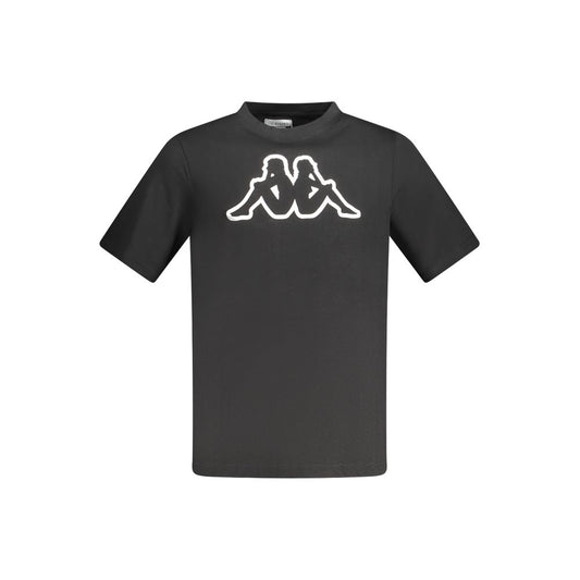 Kappa Black Cotton Men T-Shirt KA-33207-S