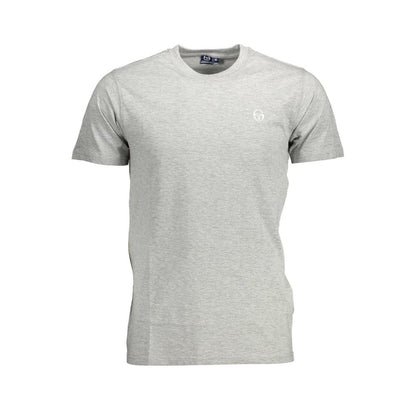 Sergio Tacchini Brown Cotton Men T-Shirt