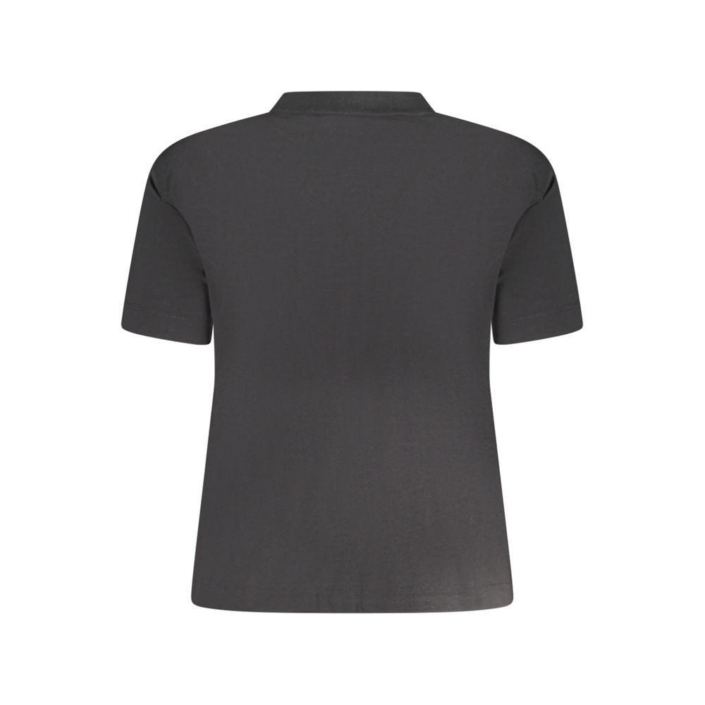 Calvin Klein Black Cotton Women T-Shirt