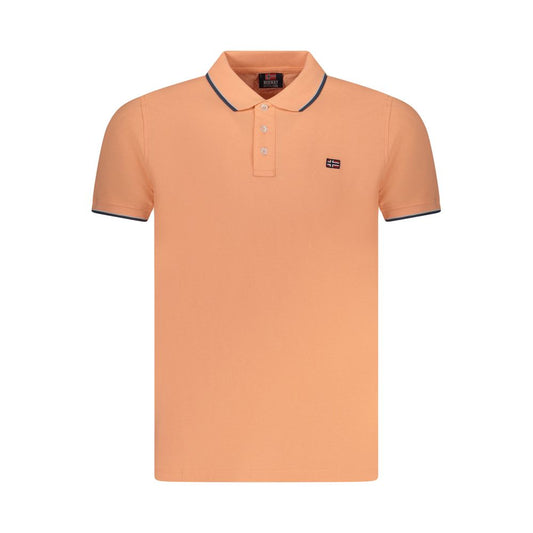 Norway 1963 Pink Cotton Men Polo Shirt