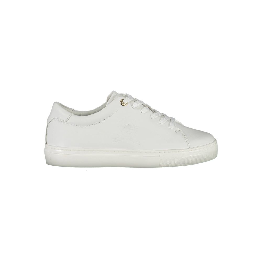 Tommy Hilfiger White Polyester Sneaker