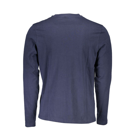 North Sails Blue Cotton T-Shirt NO-23363-XL