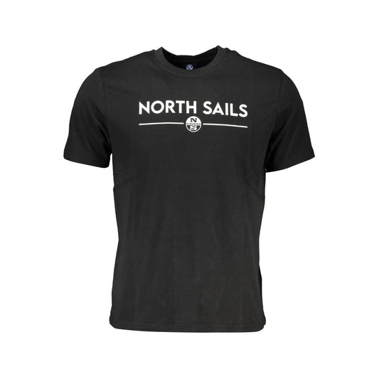 North Sails Black Cotton T-Shirt NO-27266-S
