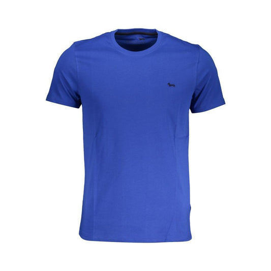 Harmont & Blaine Blue Cotton T-Shirt HA-28072-XL