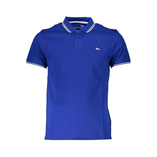 Harmont & Blaine Sleek Short Sleeved Contrast Polo HA-28220-S