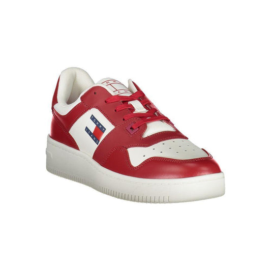 Tommy Hilfiger Pink Leather Men Sneaker TO-28518-EU40/US7