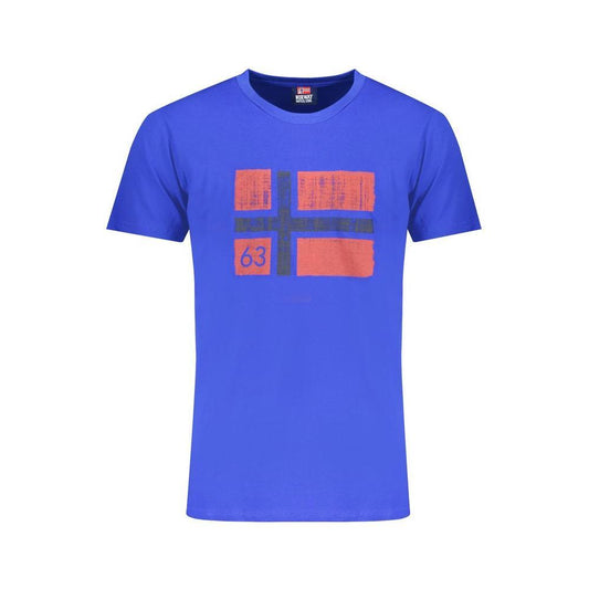 Norway 1963 Blue Cotton T-Shirt NO-29182-M